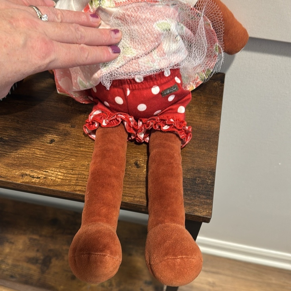 Matilda Jane Plush Stuffed Animal Toy Poly Bear With outfit Shirt 19 in Tall - Picture 10 of 16